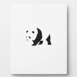 Großer Panda Fotoplatte