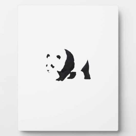 Großer Panda Fotoplatte (Vorderseite)