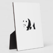 Großer Panda Fotoplatte (Seite)