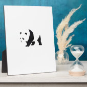 Großer Panda Fotoplatte (Seite)