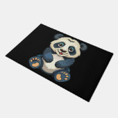 Großer Panda Fußmatte (Schrägansicht)