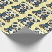 Großer Panda Geschenkpapier (Ecke)