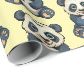 Großer Panda Geschenkpapier (Rolleneckpunkt)