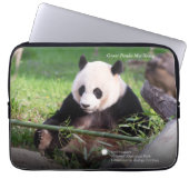 Großer Panda Mei Xiang Laptopschutzhülle (Vorderseite)