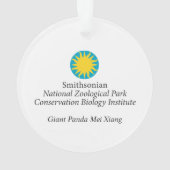 Großer Panda Mei Xiang Ornament (Rückseite)