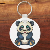 Großer Panda Schlüsselanhänger (Vorderseite)