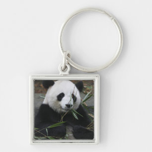 Großer Panda Schlüsselanhänger