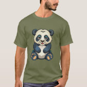 Großer Panda T-Shirt (Vorderseite)