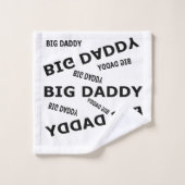 Großer Papa! Badhandtuch Set (Waschlappen)