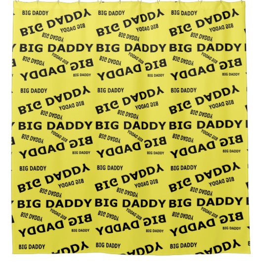 Großer Papa! Duschvorhang (Vorderseite)