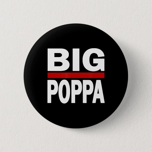Großer Papa Hip Hop Vater Vatertag Button (Vorderseite)