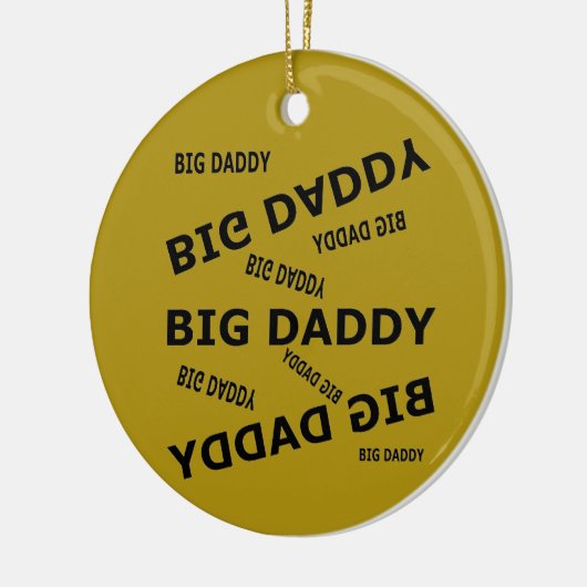 Großer Papa! Keramik Ornament (Links)