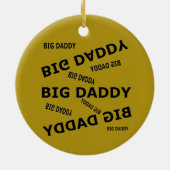 Großer Papa! Keramik Ornament (Hinten)