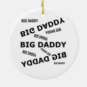 Großer Papa! Keramik Ornament (Hinten)