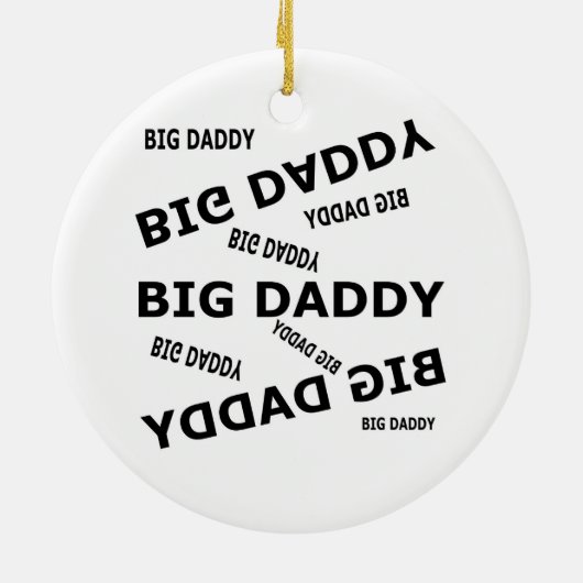 Großer Papa! Keramik Ornament (Hinten)