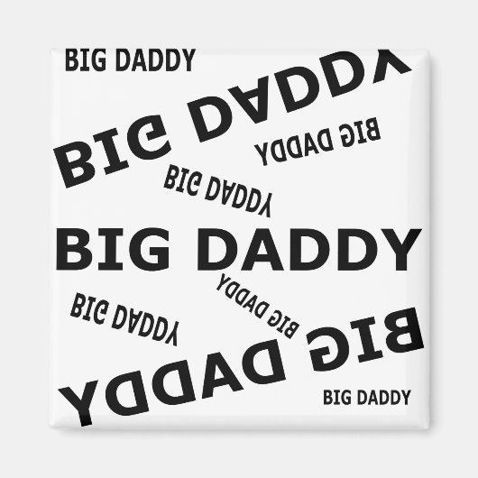 Großer Papa! Magnet (Vorne)