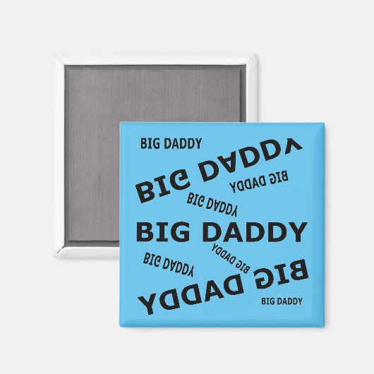 Großer Papa! Magnet (Vorderseite/Rückseite)