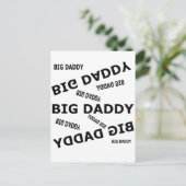 Großer Papa! Postkarte (Stehend Vorderseite)