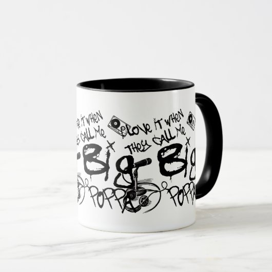 Großer Pappa Tasse (VorderseiteRechts)