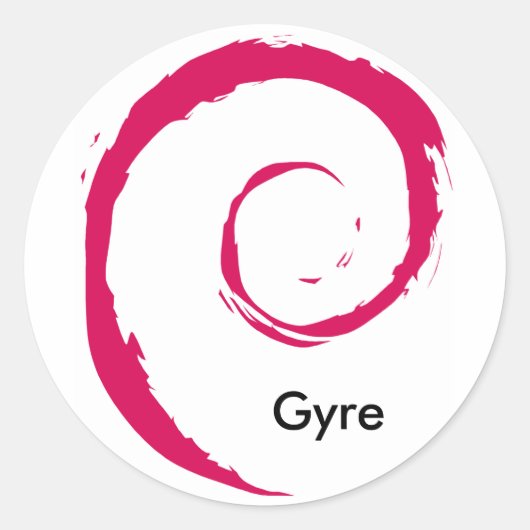 Großer pazifischer Müllhalde Runder Aufkleber (Vorderseite)