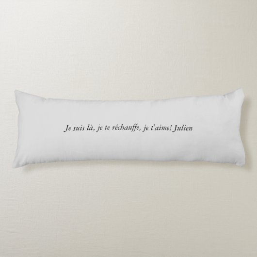 Großer personalisierbarer Kissen zwei Seiten (Vorderseite)