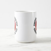 Großer personalisierter Text Cricketball 425g. Ben Kaffeetasse (Mittel)