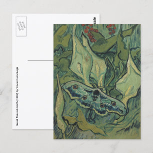 Großer Pfauenspinner von Vincent van Gogh Postkarte