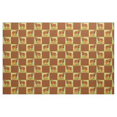 großer Pferdeschlittendruck Stoff (Fat Quarter (45,7 x 55,9 cm))
