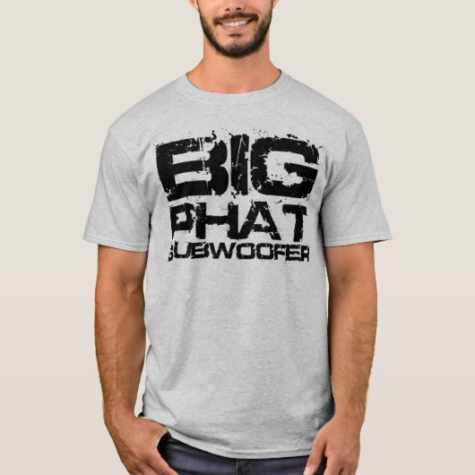 Großer Phat Subwoofer Dubstep T-Shirt (Vorderseite)