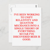 großer philosophischer Witz Postkarte (Vorne/Hinten)