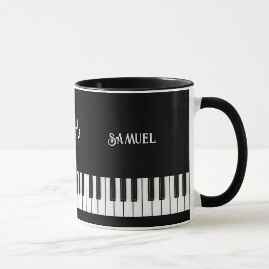 Großer Pianist im Personalisierten Tasse (Rechts)