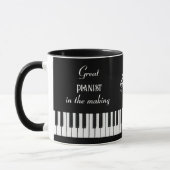 Großer Pianist im Personalisierten Tasse (Links)