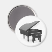 Großer Piano-Magnet Magnet (Vorderseite/Rückseite)