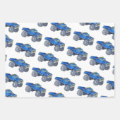 Großer Pick-up-Truck Geschenkpapier Set (Vorderseite 2)