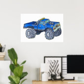 Großer Pick-up-Truck Poster (Heimbüro)