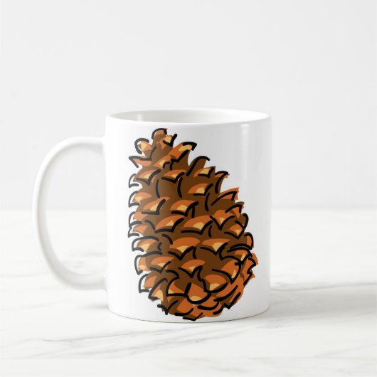 Großer Pinecon Kaffeetasse (Links)