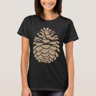 Großer Pinienkegel Baum Pinienkern Wald Camping Na T-Shirt