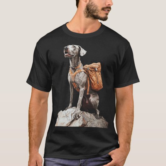 Großer Pitbull-Dogge T-Shirt (Vorderseite)