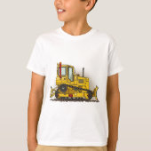 Großer Planierraupen-Bulldozer scherzt T - Shirt (Vorderseite)