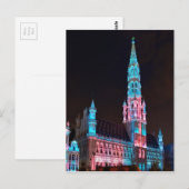 Großer Platz in Brüssel Postkarte (Vorne/Hinten)
