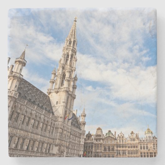Großer Platz in Brüssel Steinuntersetzer (Vorderseite)