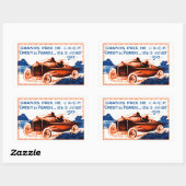 Großer Preis 1913 Rechteckiger Aufkleber (Blatt)