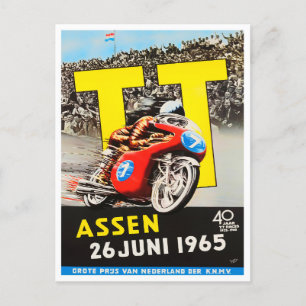 Großer Preis von Assen 1965 (Motorrad) Postkarte