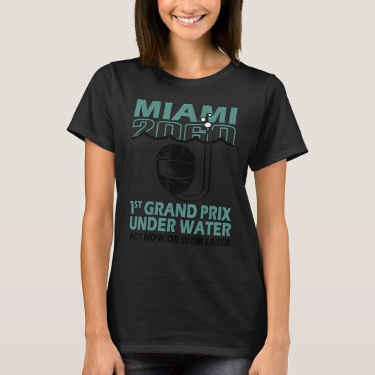Großer Preis von Miami 2060 T-Shirt (Vorderseite)
