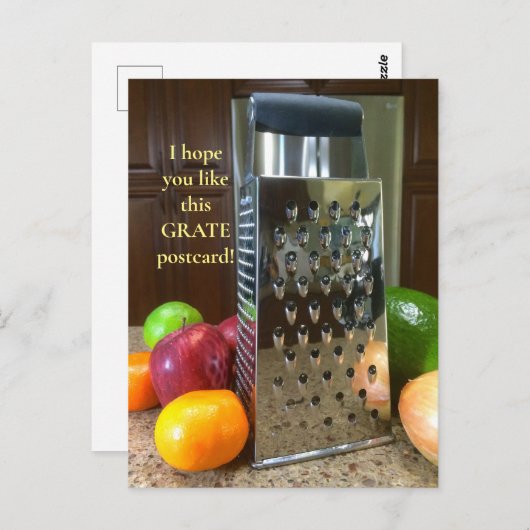 Großer Pub, Funny Food Postcard, Postcross Postkarte (Vorne/Hinten)