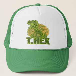 Großer Punkt T Rex Truckerkappe