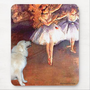 Großer Pyrenäen 6 - Zwei Tänzer Mousepad