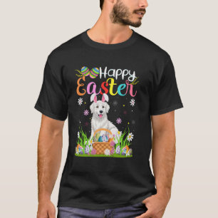 Großer Pyrenäen Hund Fröhliche Ostereier-Suche Has T-Shirt