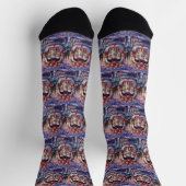 Großer Pyrenäen-Hund Valentinstag  Socken (Oben)