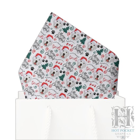 Großer Pyrenäen Weihnachts Seidenpapier